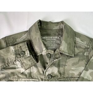 American Eagle Outfitters Type AE-177 Womens XS Camo Military Anorak Jacket Coat